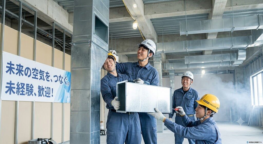 【未経験からスタート！】ぶっちゃけ「ダクト工事」ってどんな仕事？分かりやすく解説！